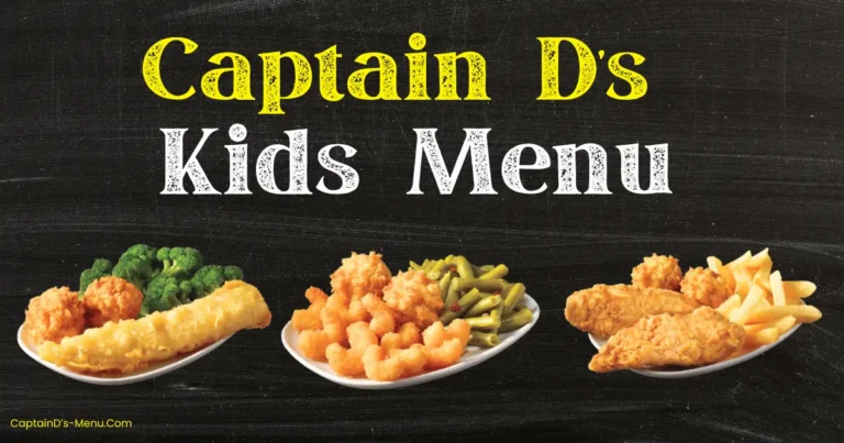 Captain D’s Kids Menu